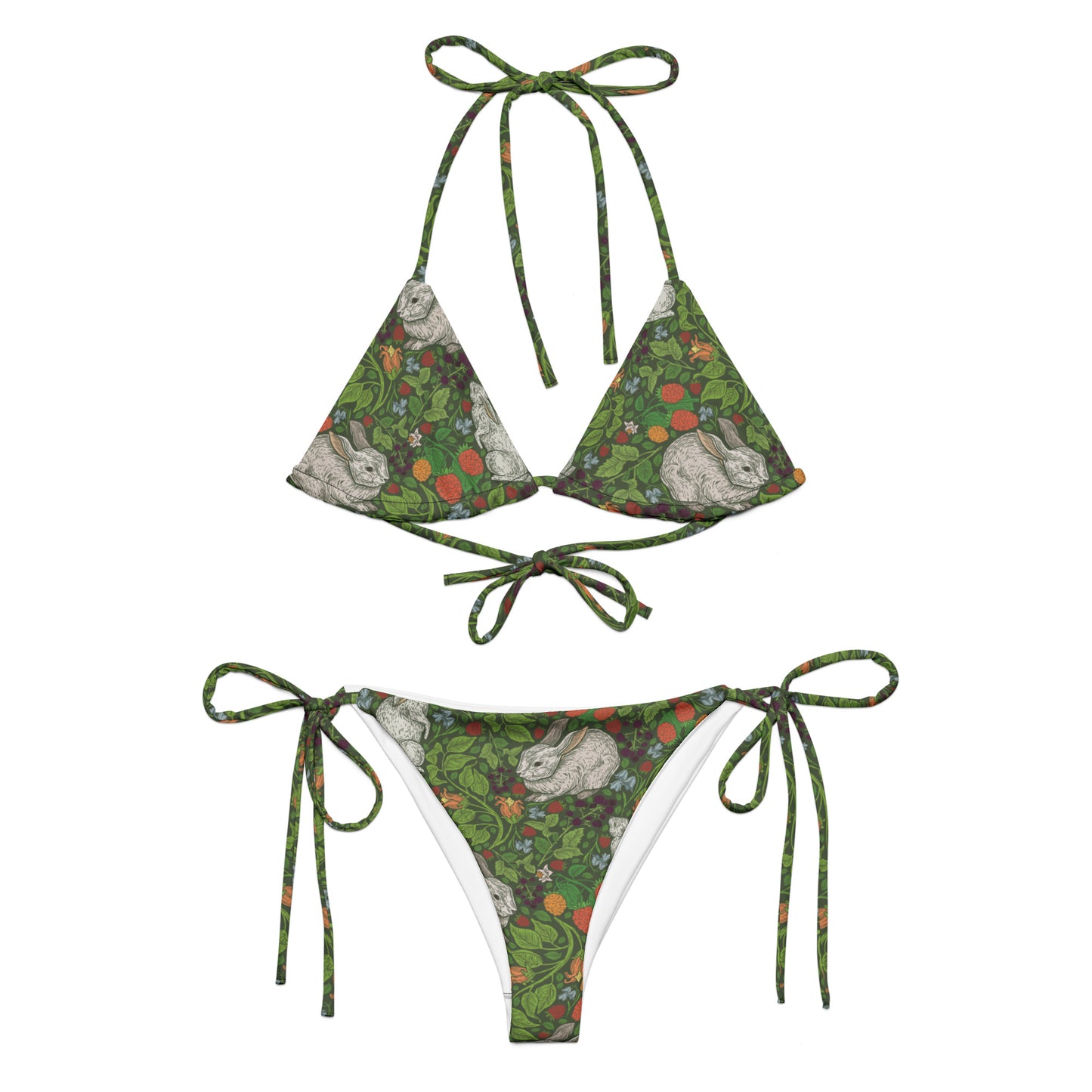 Bunny Bop recycled string bikini