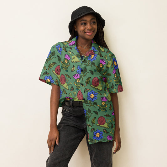 Garden Partyyy Unisex button shirt