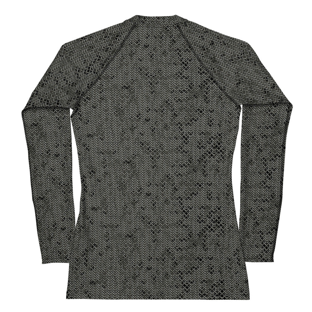 Chain Mail Women's Long Sleeved Rash Guard