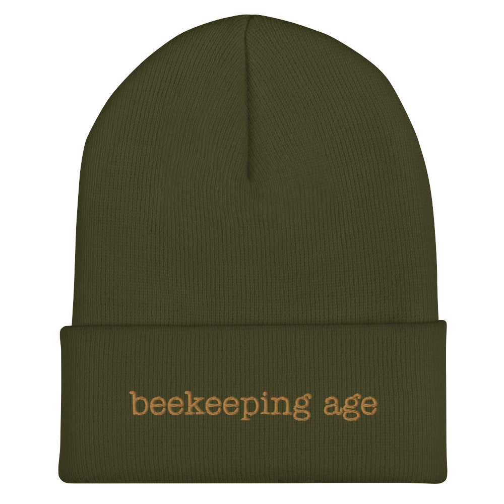 Beekeeping Age Cuffed Beanie