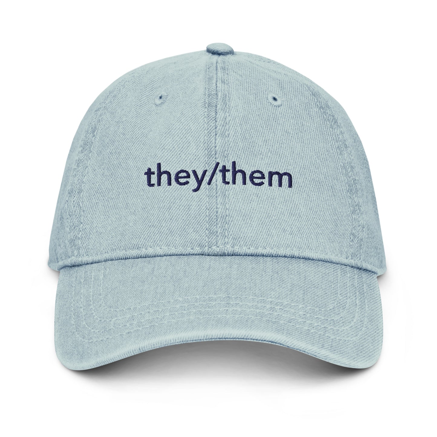 They/Them Denim Hat