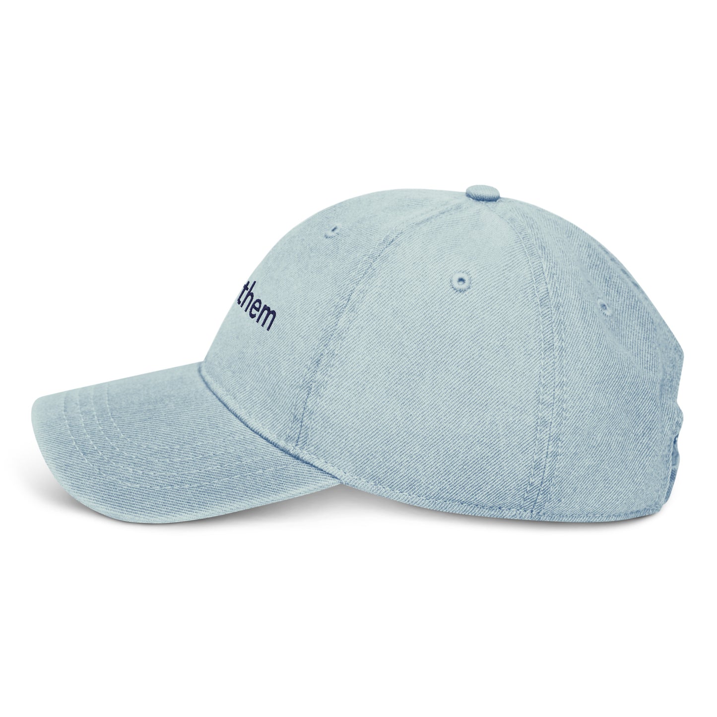 They/Them Denim Hat