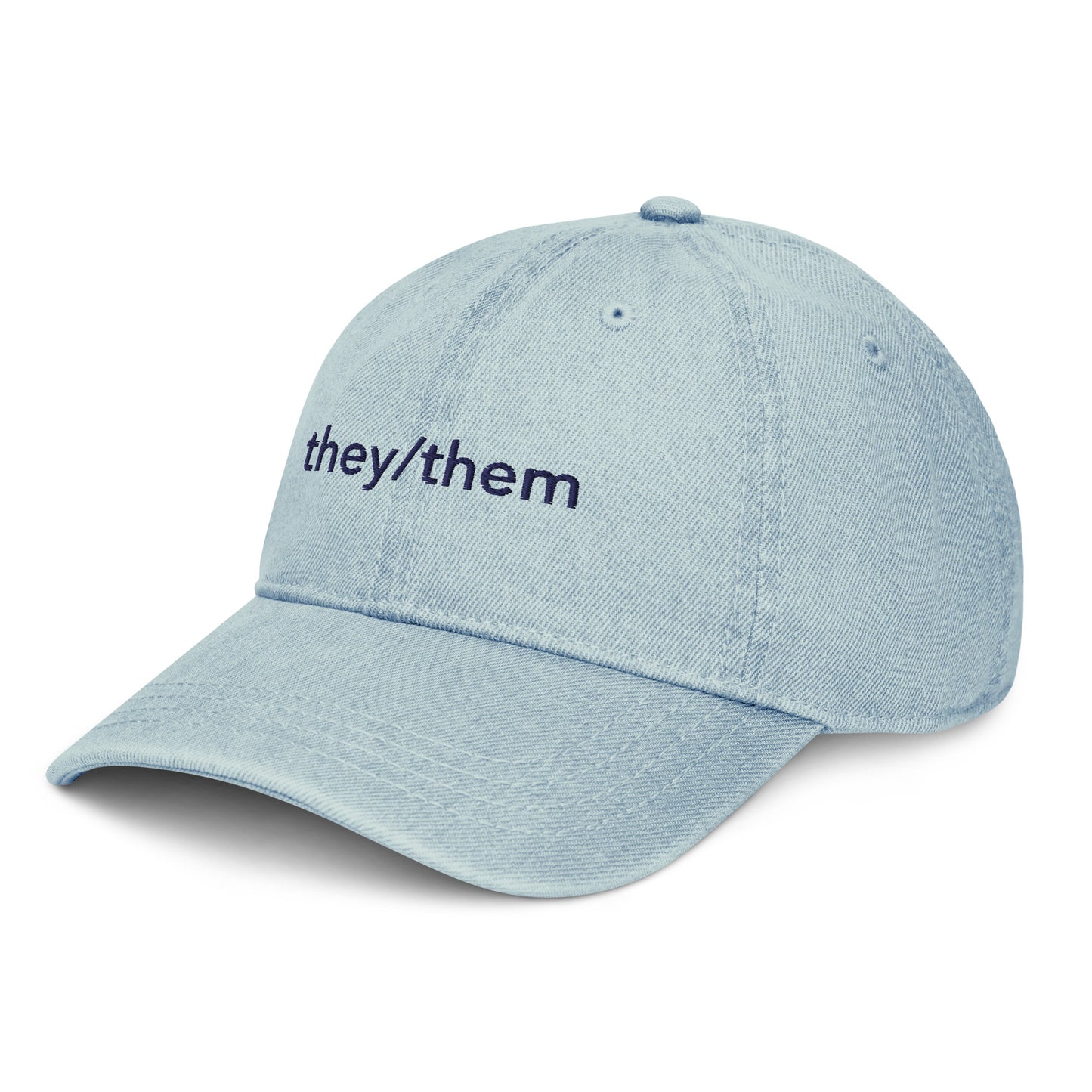 They/Them Denim Hat