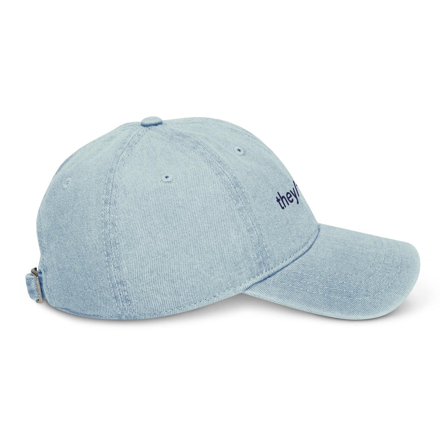 They/Them Denim Hat