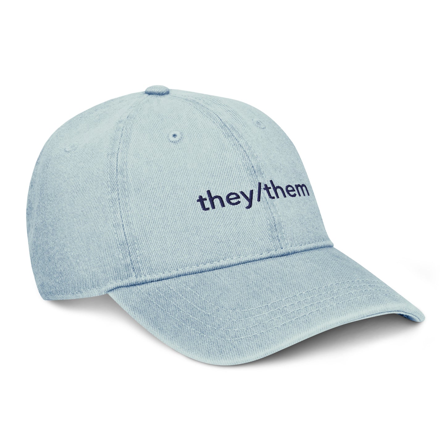 They/Them Denim Hat