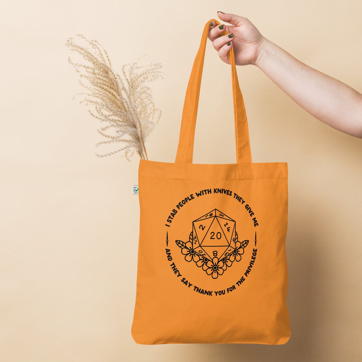 Dungeon Master Organic tote bag