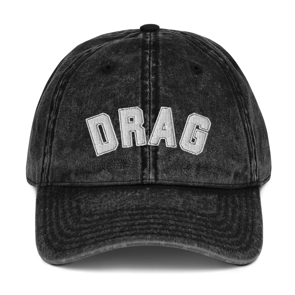 Drag Vintage Cotton Twill Cap