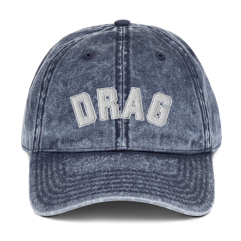 Drag Vintage Cotton Twill Cap